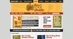 Desktop Screenshot of howtoplayukulele.com